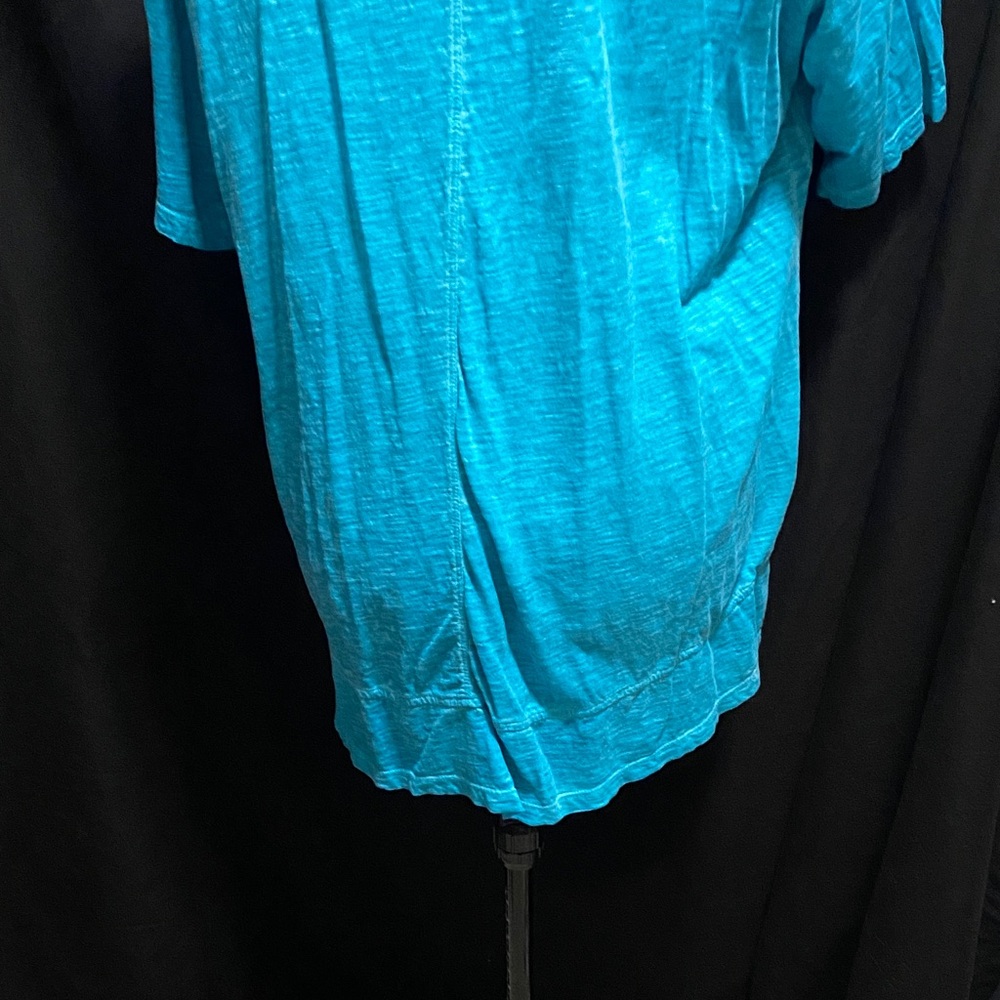 EUC LOGO by Lori Goldstein Vibrant Blue Short Sleeve Top XL - Picture 5 of 7